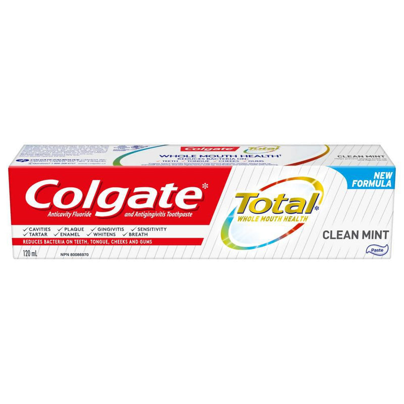 Colgate Total Toothpaste Gel Clean Mint 120mL - Simpsons Pharmacy