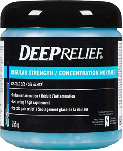 Deep Relief Regular Strength Ice Cold Pain Relief Gel - 255g - Simpsons Pharmacy