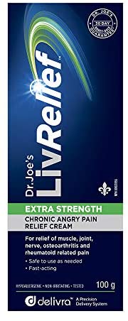 Dr. Joe's LivRelief Extra Strength Chronic Angry Pain Relief Cream - 50g - Simpsons Pharmacy