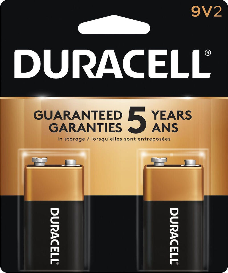 Duracell 9V2 Batteries - 2 Pack - Simpsons Pharmacy