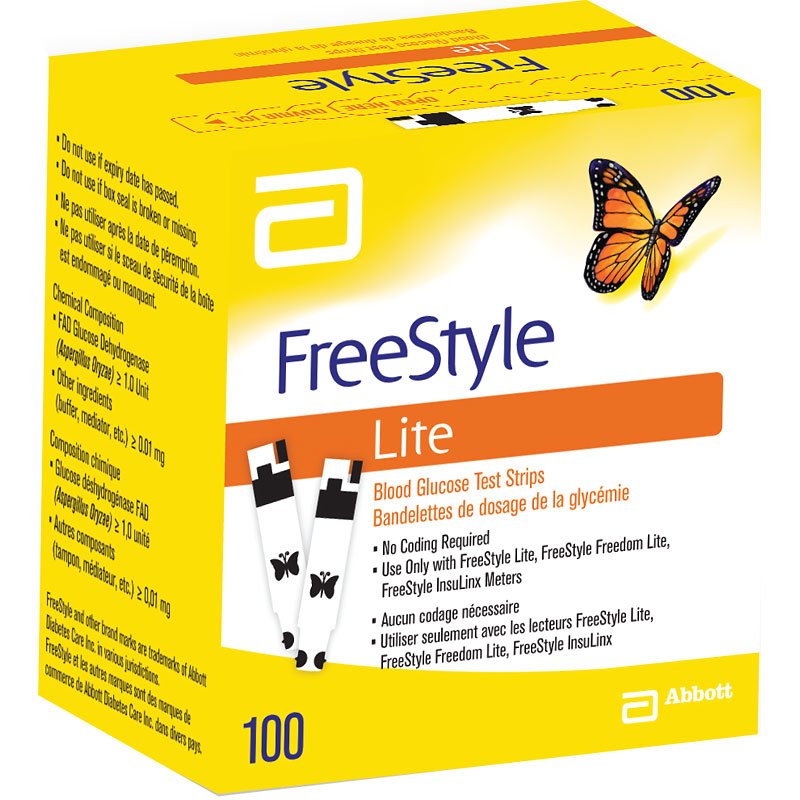 FreeStyle Lite Blood Glucose Test Strips - Simpsons Pharmacy