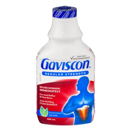 Gaviscon Regular Strength Antacid Icy Mint Flavour - 600mL - Simpsons Pharmacy