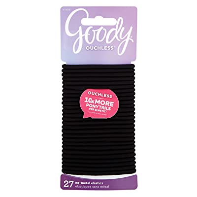 Goody Ouchless Regular Elastics Black - 30 Pieces - Simpsons Pharmacy