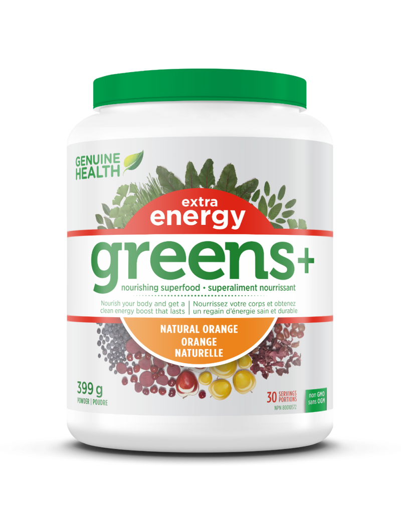 greens+ extra energy natural orange - Simpsons Pharmacy