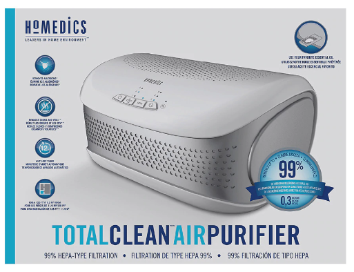 Homedics Total Clean Air Purifier - Simpsons Pharmacy