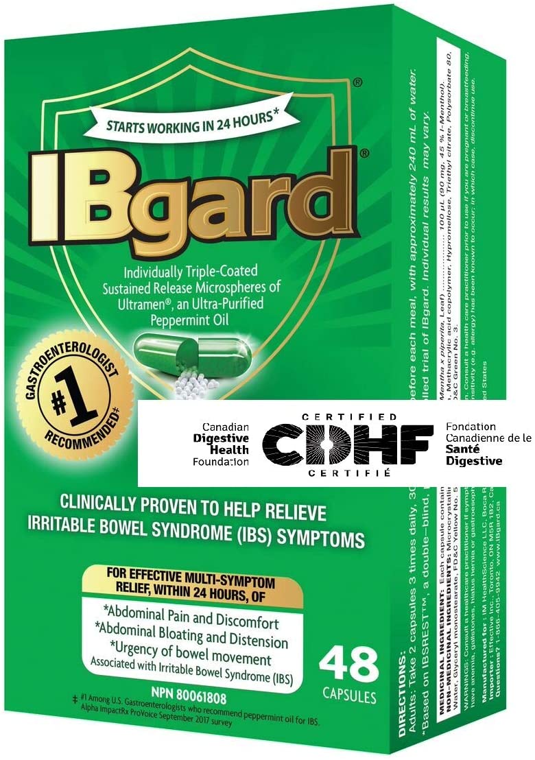 IBgard - Individually Triple-Coated Sustained-Release Microspheres of Ultramen, an Ultrapurified Peppermint Oil - Simpsons Pharmacy