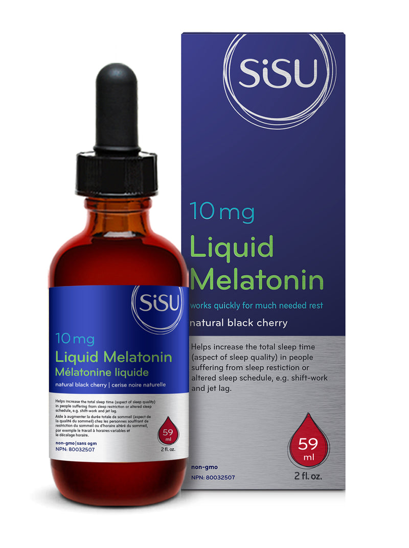 Melatonin Liquid 10 mg, Black Cherry SISU - Simpsons Pharmacy