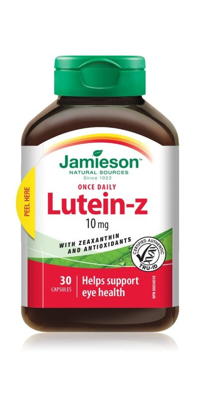 Jamieson Natural Sources Lutein-z 10mg - 30 Capsules - Simpsons Pharmacy