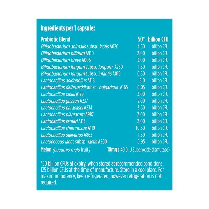 Genuine Health Advanced Gut Health Mood Support Probiotic 50 billion 30 capsules - Simpsons Pharmacy