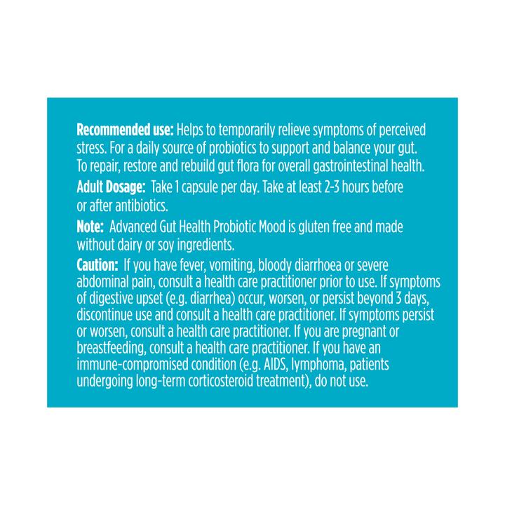 Genuine Health Advanced Gut Health Mood Support Probiotic 50 billion 30 capsules - Simpsons Pharmacy