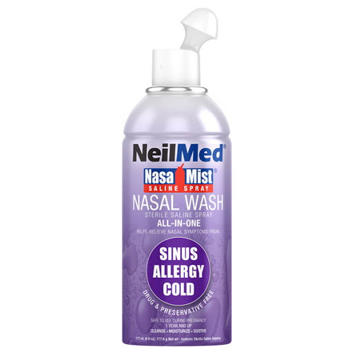 NeilMed NasaMist All-in-One Saline Spray Nasal Wash - 177mL - Simpsons Pharmacy
