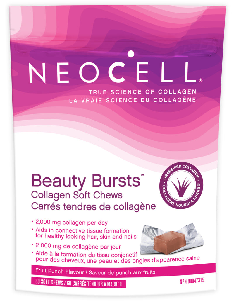 Beauty Bursts Collagen Soft Chews, Fruit Punch, 60ct NeoCell - Simpsons Pharmacy