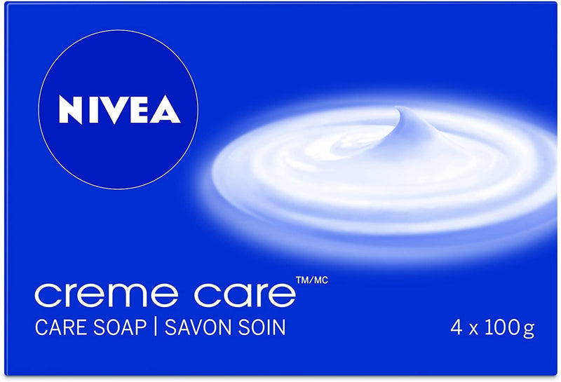 Nivea Creme Care Soap -  4 x 100g Bars - Simpsons Pharmacy