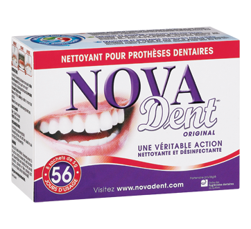 NOVA Dent Denture Cleanser Orginal Formula 8 5g Sachets - Simpsons Pharmacy