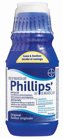 Phillips' Milk of Magnesia Original - 350mL - Simpsons Pharmacy
