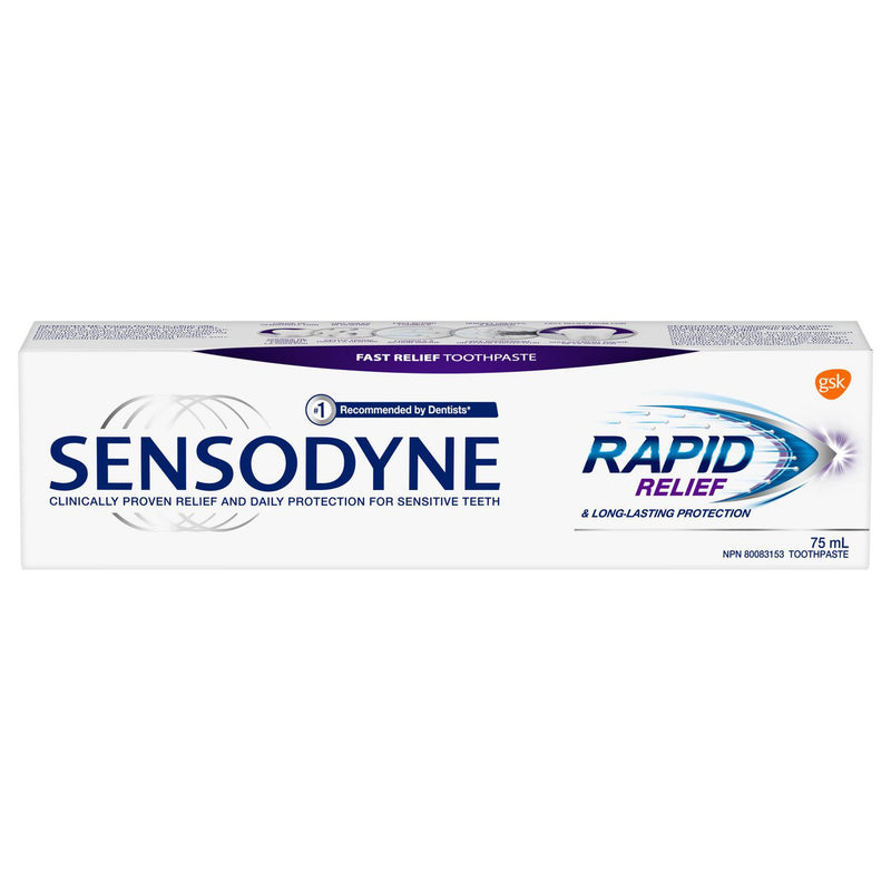 Sensodyne Rapid Relief Toothpaste 75mL - Simpsons Pharmacy