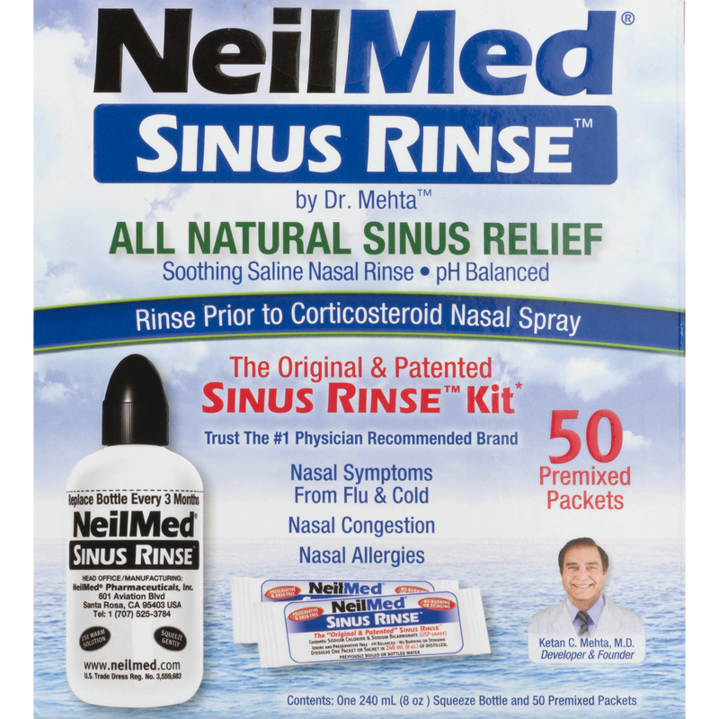 NeilMed Sinus Rinse Kit Original - 50 Premixed Packets - Simpsons Pharmacy