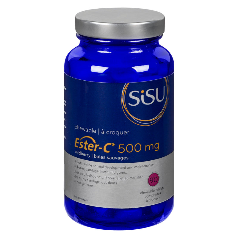 SISU Ester C 500mg chewable Berry 90 tabs - Simpsons Pharmacy