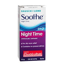 Bausch+Lomb Soothe Nighttime Ointment for Dry Eye Relief - 3.5g - Simpsons Pharmacy