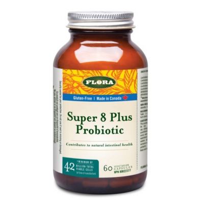 Flora Super 8 Plus Probiotics 60 capsules - Simpsons Pharmacy