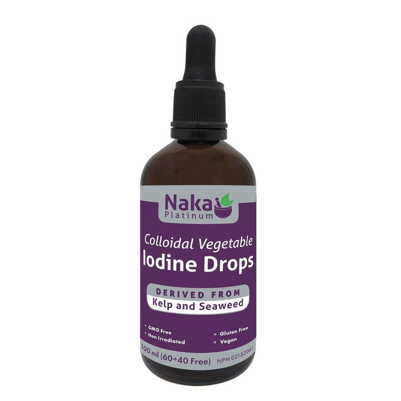 Naka Original Colloidal Vegetable Iodine Drops - 60ml plus 40ml free - Simpsons Pharmacy