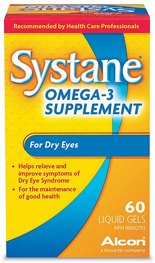 Systane Omega-3 Supplement for Dry Eyes - 60 Liquid Gels - Simpsons Pharmacy