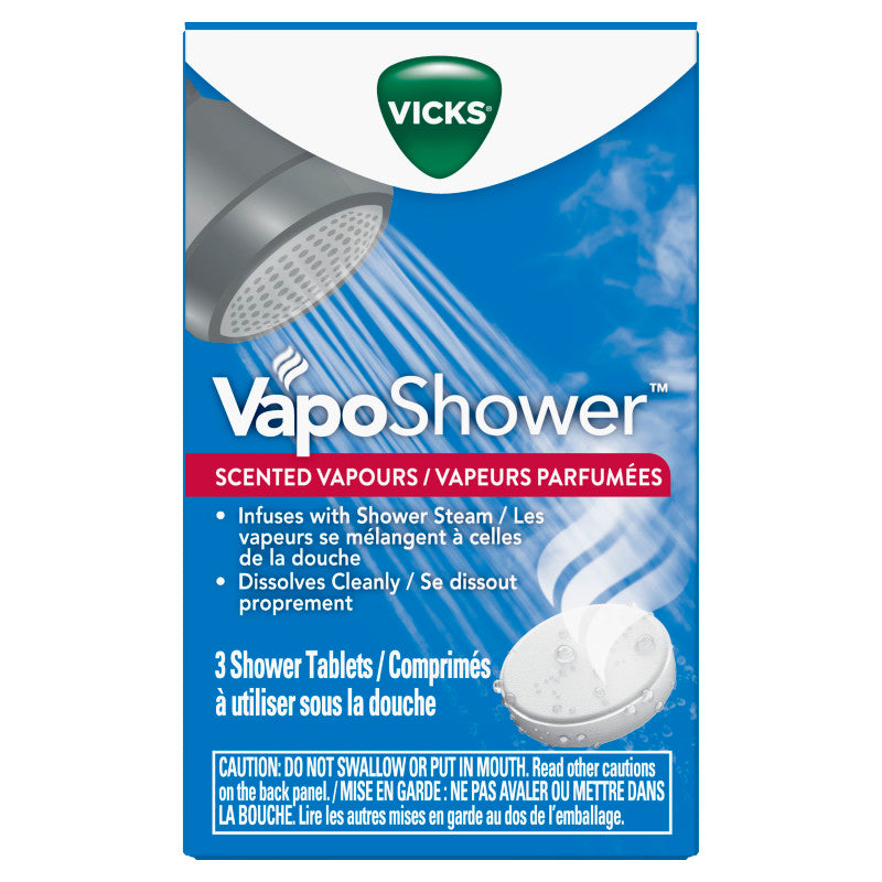 Vicks Vaposhower Tablets -  3 Shower Tablets - Simpsons Pharmacy