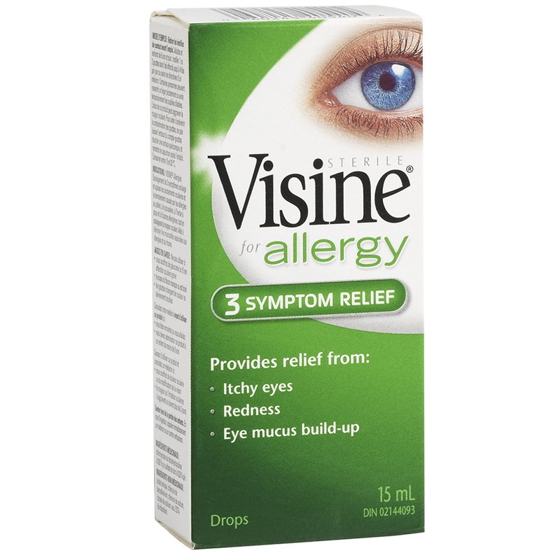 Visine for Allergy Symptom Relief Eye Drops - 15mL - Simpsons Pharmacy