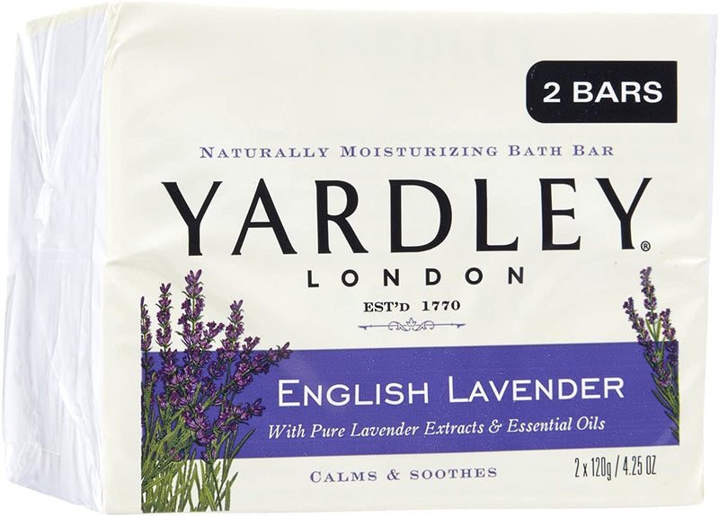 Yardley London English Lavender Moisturizing Bath Bar - 2 Bars - Simpsons Pharmacy